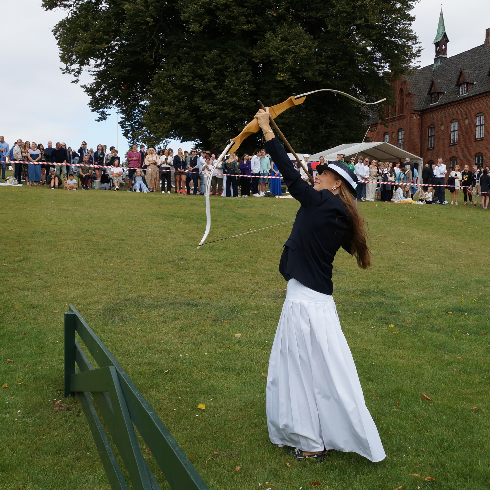 Billede fra det årlige fugleskydning på Herlufsholm
