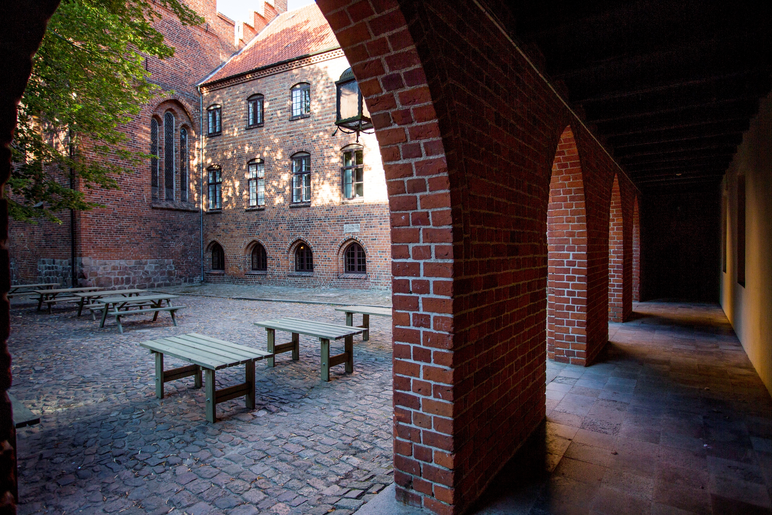 Billede fra Klostergården på Herlufsholm