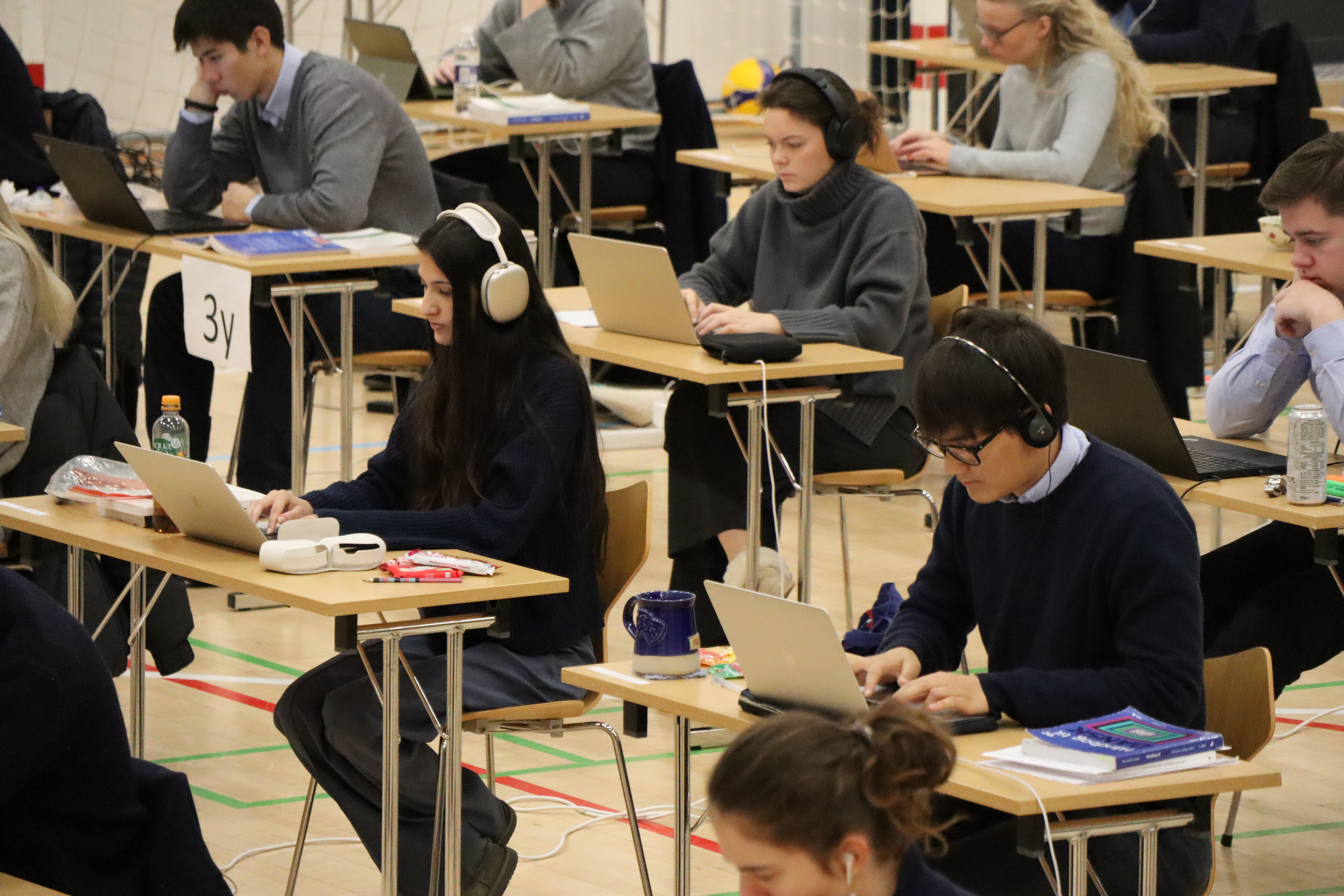 Elever der er til skriftlig eksamen på Herlufsholm