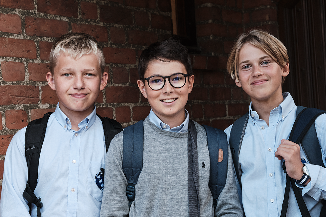 Picture of students from Middle school at Herlufsholm