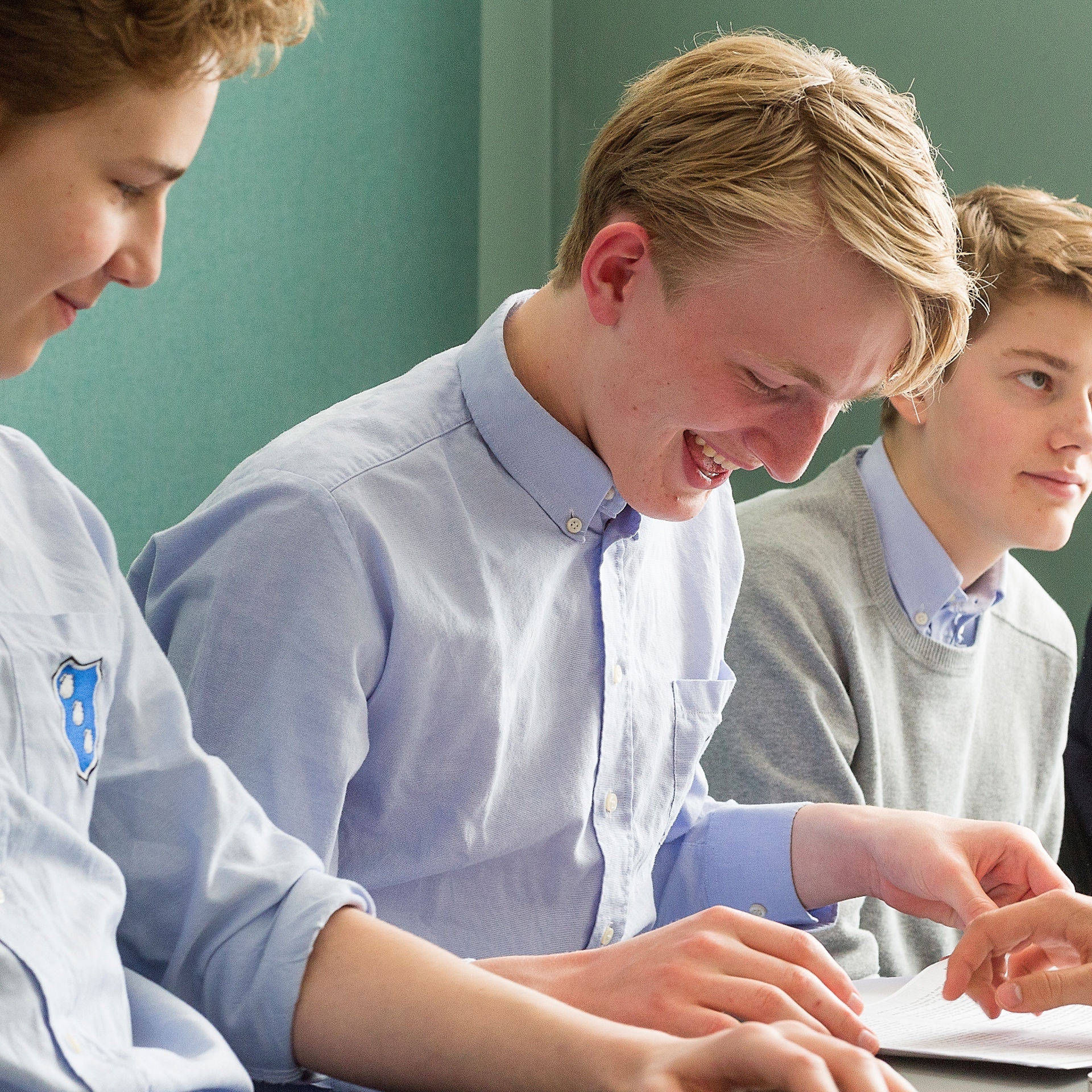 Studerende fra 10Go er til klasse på Herlufsholm