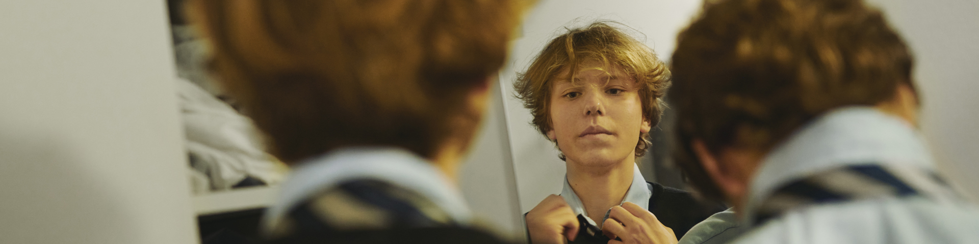 Boarding students from Herlufsholm getting ready for school