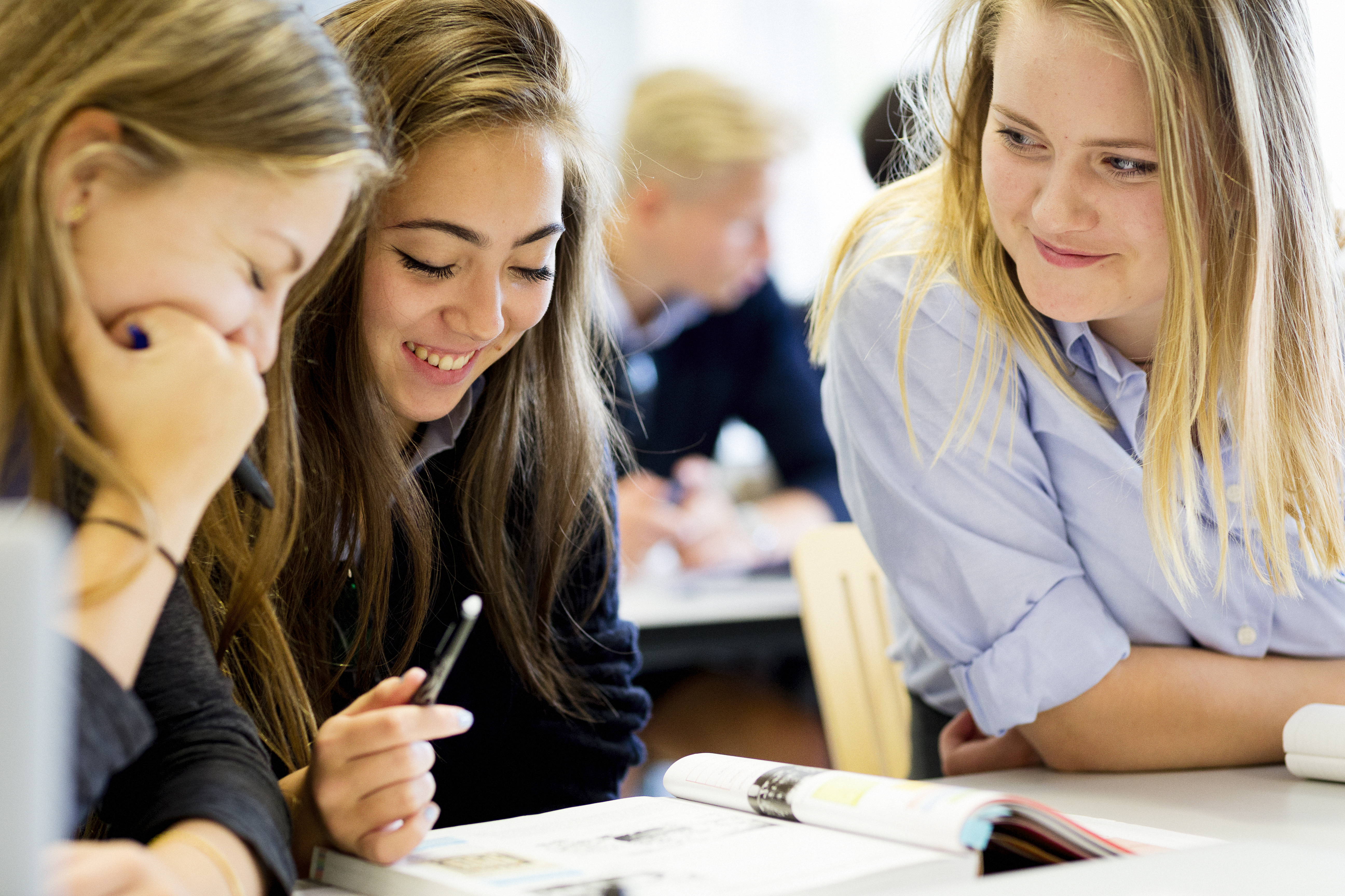 Elever der lave gruppearbejde på Herlufsholm